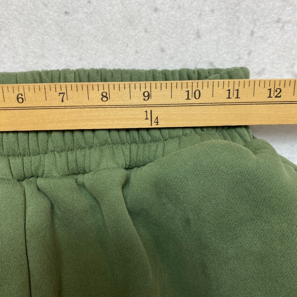 Olive Green Jogger Sweatpants - Women's Track Pants - Picture 6 of 7